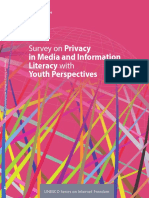Survey On Privacy: in Media and Information Literacy With Youth Perspectives