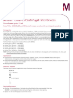 Amicon Ultra-15 Centrifugal Filter Devices: User Guide
