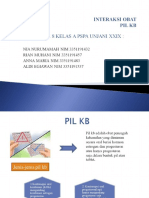 Materi Interaksi obat Pil kb
