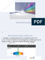 Propiedades ópticas de la luz: absorción, transmisión y reflexión