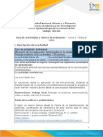 Guía de Actividades y Rúbrica de Evaluación-Unidad 2 - Tarea 3 - Elaborar Video