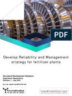 Develop Reliability and Management Strategy For Fertilizer Plants Document Guidance