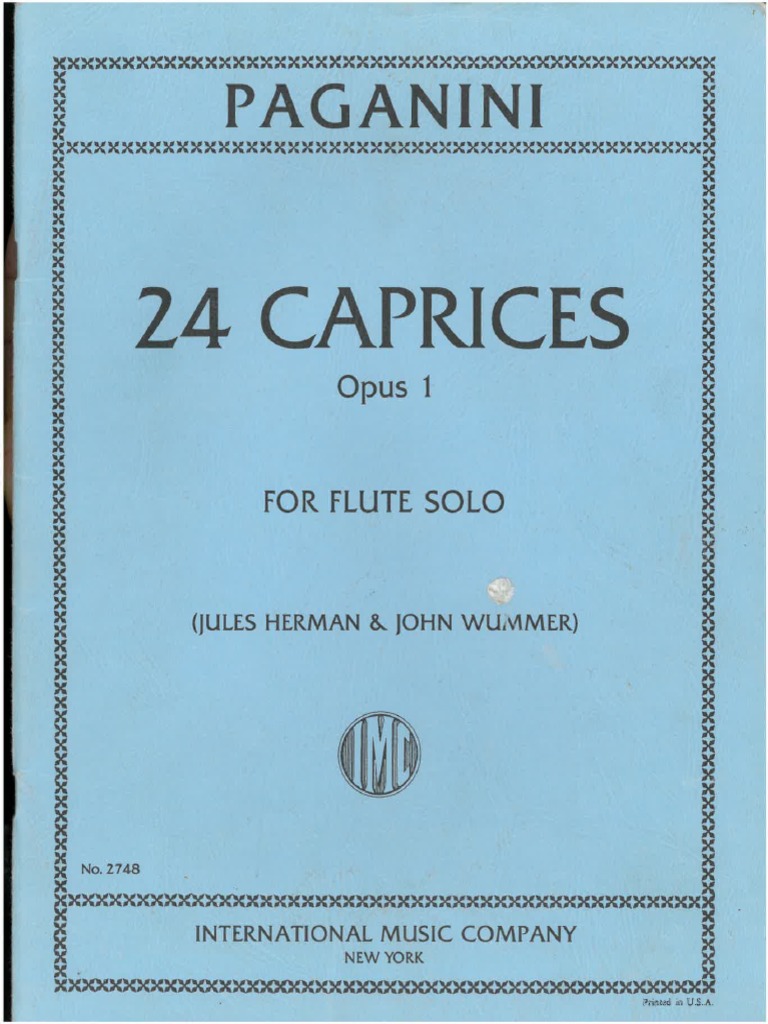 Paganini 24 Caprichos Herman IMC PDF