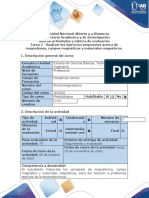 Guía de actividades y rúbrica de evaluación - Tarea 2 - Fundamentos de campo magnetostático