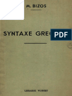 Bizos M Syntaxe Grecque PDF