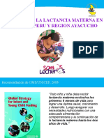 Situacion Lactancia Materna Mundial Peru Ayacucho