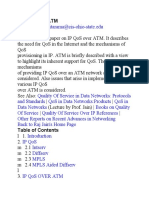 Ip Qos Over Atm Abstract