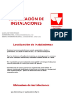 Localización de Instalaciones. Parte 1