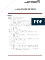 Obligations of the Vendor - Ownership, Delivery of the Thing Sold.docx