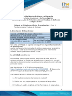Guía de Actividades y Rúbrica de Evaluación - Unidad 1 y 2 - Fase 1 - Fundamentos de Pruebas de Software PDF