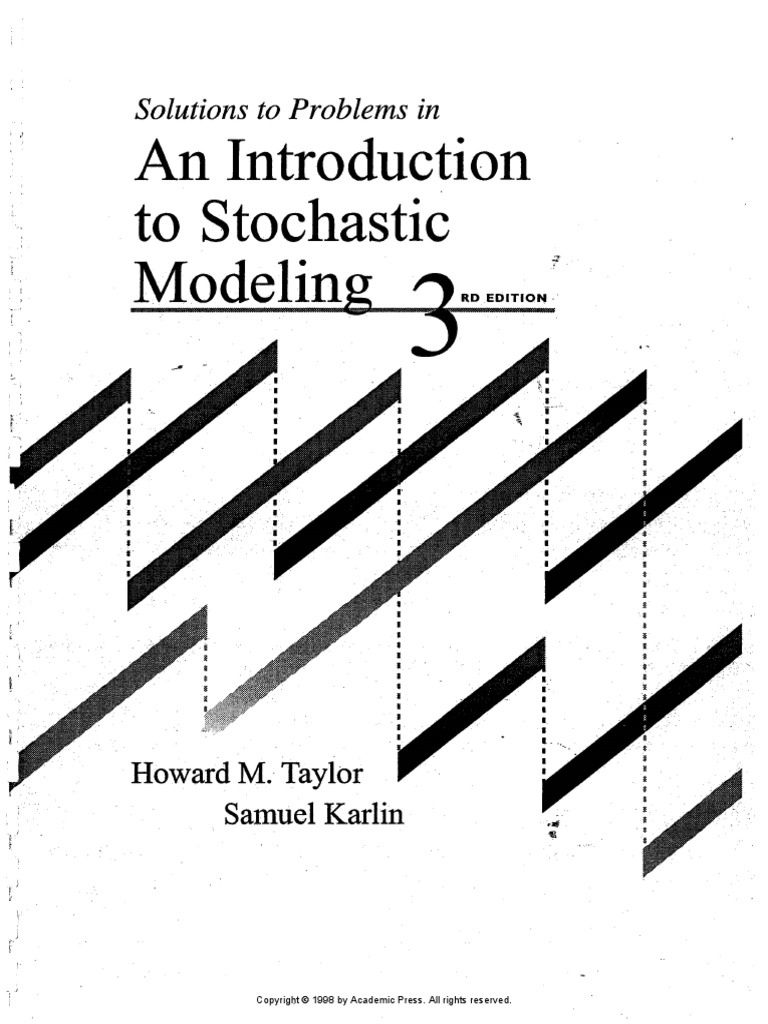 Solutions manual for an introduction to stochastic modeling karlin