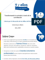 Presentación Empresas Colecta 10 Años - Auspiciador y Promotor PDF