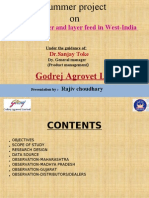 Godrej Agrovet LTD: Market For Broiler and Layer Feed in West-India