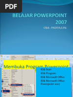 Download BELAJAR POWERPOINT 2007 by padiya68 SN48024586 doc pdf