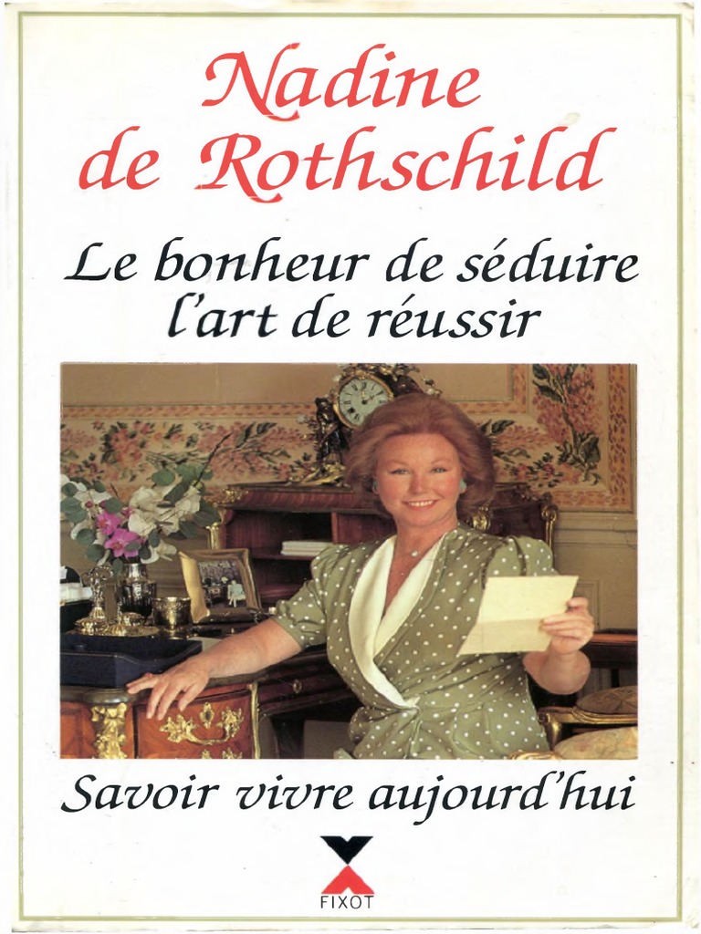 Les 50 Règles D or Du Savoir vivre Pdf Gratuit Rothschild, N. de - Le Bonheur de Séduire, L'art de Réussir PDF | PDF |  Vêtements | Amour