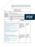 Resource 5A-2 Template For Lesson Plan