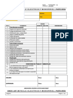 Check List de Tecle y Monorriel - Puente Grua