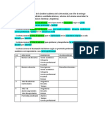 Se requiere de información de la Gestión Académica de la Universidad