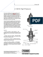 Bulletin 71.1:1301: Types 1301F and 1301G High-Pressure Regulators