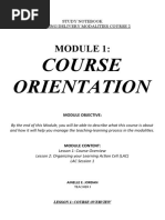 Module 1 Study Notebook