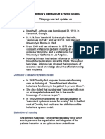 Johnson'S Behaviour System Model