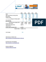 DCF Valuation Model ExitAdviser