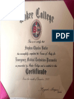 paramedic certificate  1 
