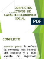 CONFLICTOS COLECTIVOS ECONOMICO SOCIAL