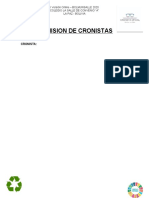 Comision de Cronistas - Formato