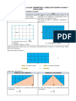 Estrategias para calcular perímetros y áreas de figuras planas y circulares