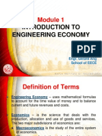 Module 1 Engineering Economy (1)