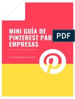 Mini Guía Pinterest para Empresas 2020