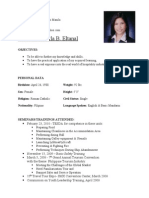 Alexandra Karla B. Eltanal: Objectives