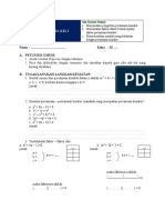 LK 2.1 Pemfaktoran Kuadrat