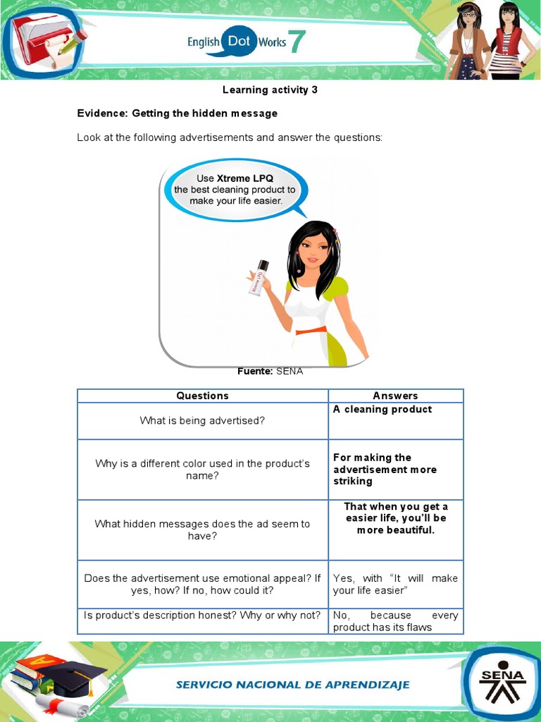Analyzing Advertisements' Hidden Messages | PDF | Advertising ...