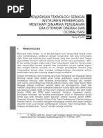 Download A1 Menjadikan Teknologi sebagai Instrumen Pemberdaya - Tatang AT by Tatang Taufik SN4802612 doc pdf