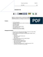 HDO701 fibre optic transmitter product specification