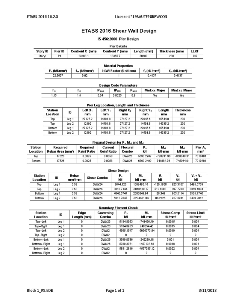 Shear Wall Calculation PDF Solid Mechanics Building Technology
