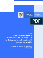 Guía para la elaboración del informe de gestión