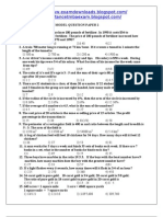 TANCET MCA Model Paper 2