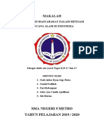 Makalah Mitigasi Bencana Alam