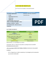 Ca esófago: factores riesgo, clasif, diagnóstico y tratamiento