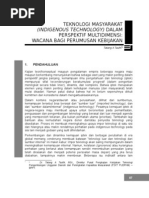 Download B1 Teknologi Masyarakat Indigenous Technology - Tatang AT by Tatang Taufik SN4802684 doc pdf