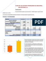 ANALISIS E INTERPRETACION DE LOS ESTADOS FINANCIEROS DE INDUSTRIA SAN ANTONIO S