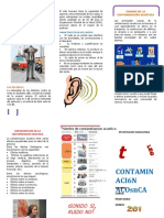 Triptico Contaminacion Acustica