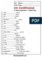 Present Continuous PDF