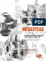 Lubricated Plug Valves: Price List #3119 - Effective: 3/1/19