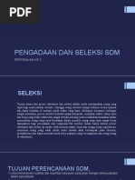 pengadaan dan seleksi SDM 