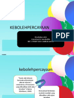 kebolehpercayaan