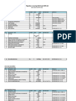 Pipeline crossing design calculations and stress analysis